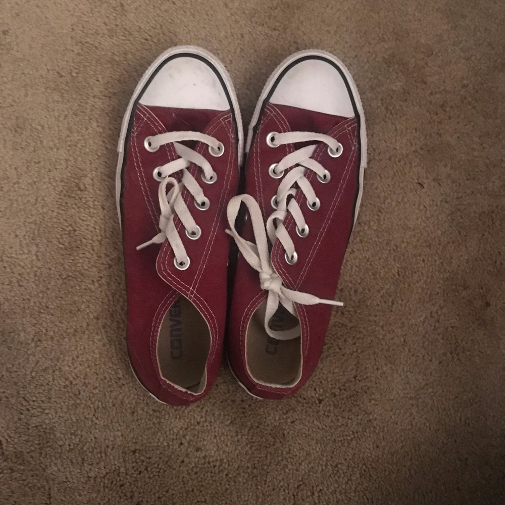 Maroon Converse